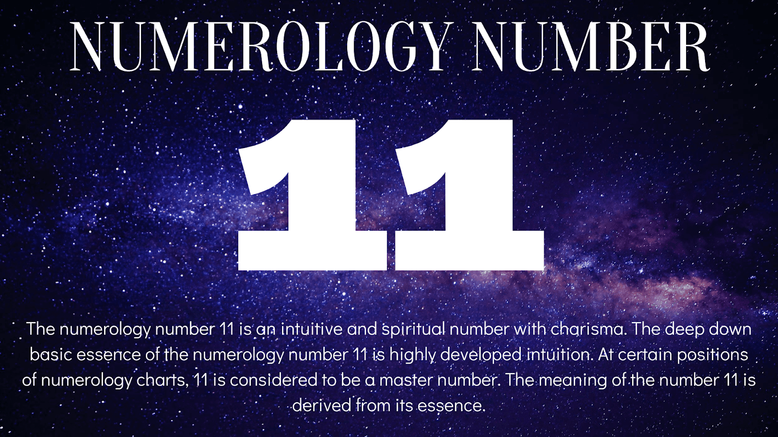 Что значит 11 в нумерологии